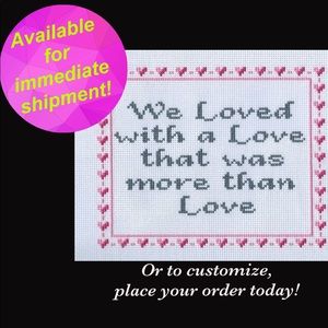 Edgar Allan Poe quote wall hanging
